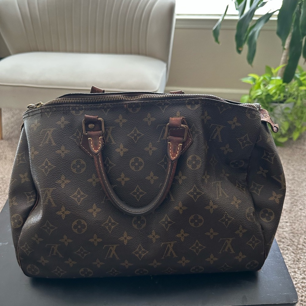 Louis Vuitton Dark Brown Monogram Satchel